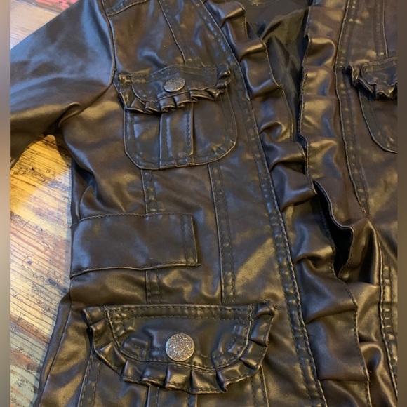 Faux-Leather jacket (S) - Picture 3 of 8